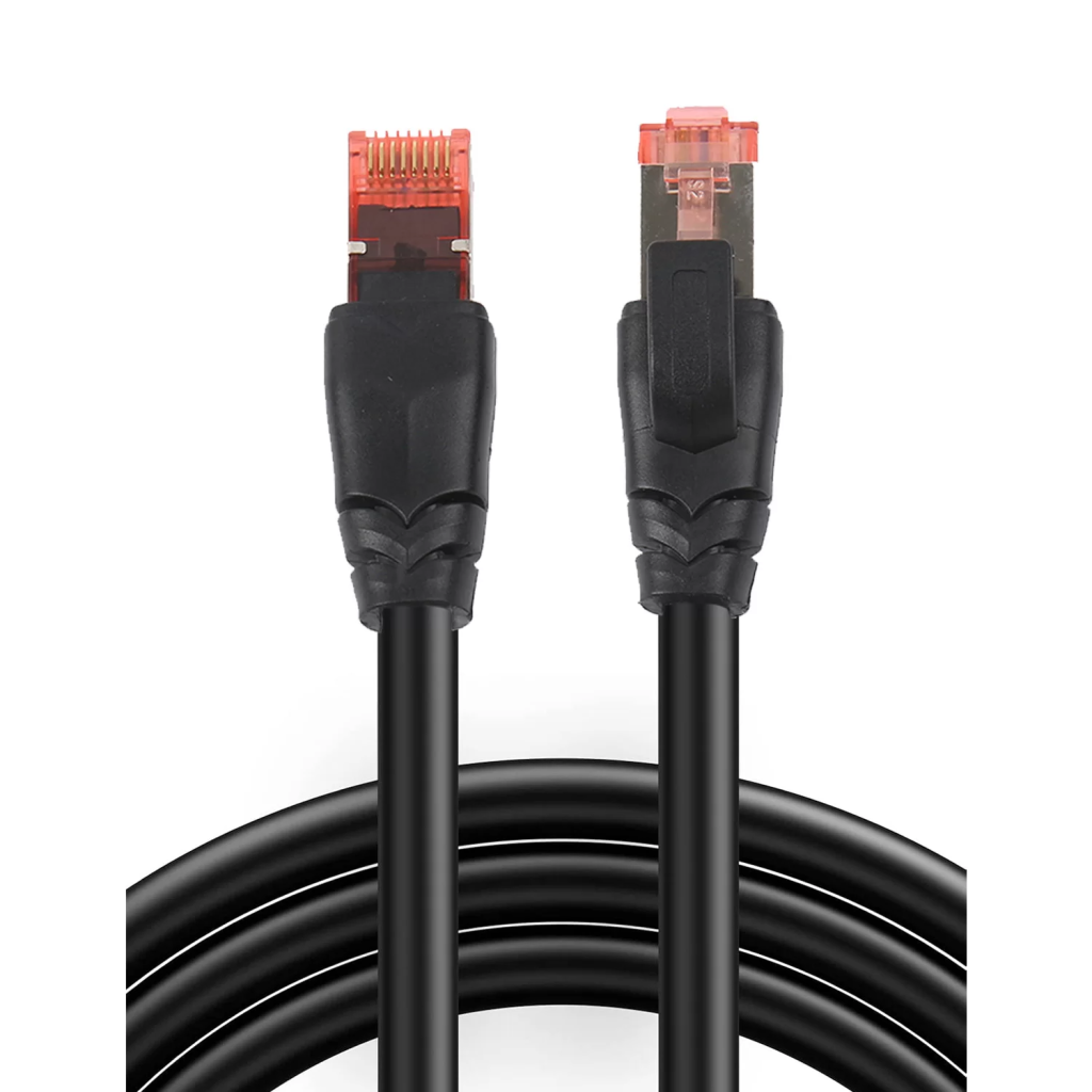 BIX C8S05, CAT8, Patch, 5Mt, Kablo (Siyah)