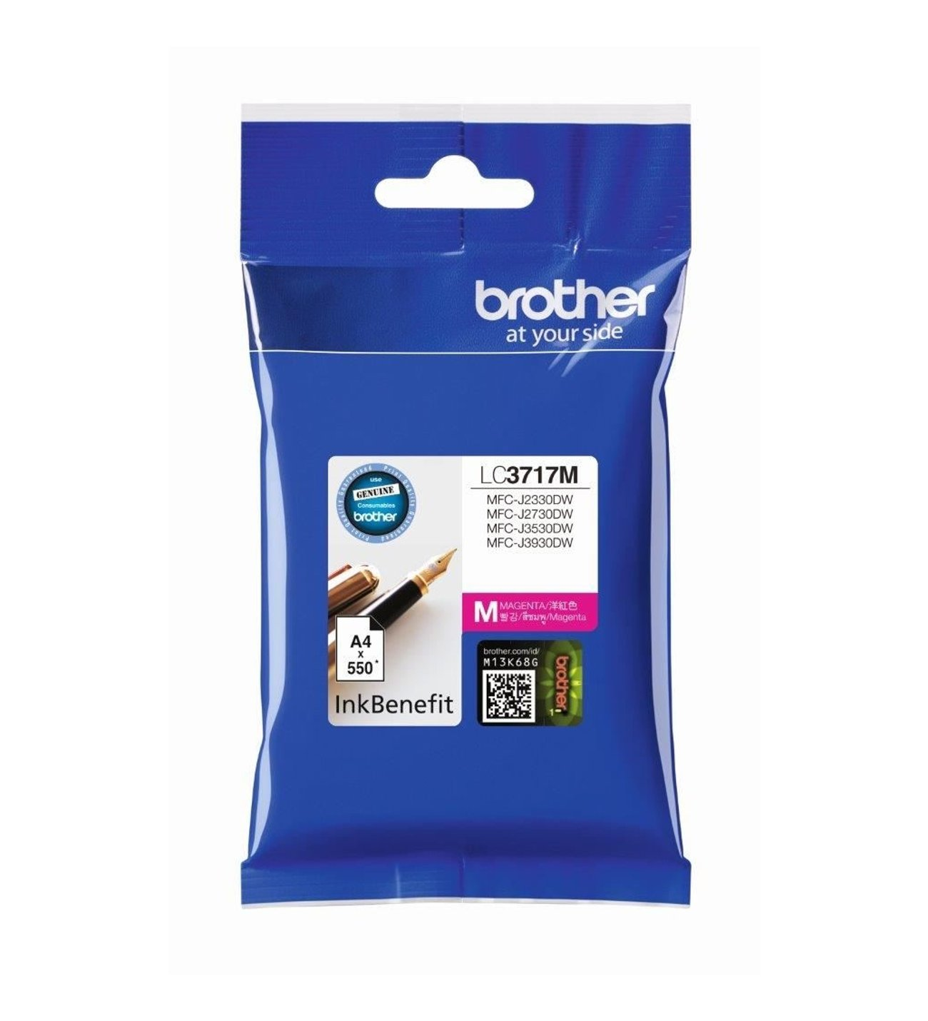 BROTHER LC3717M 550 Sayfa Magenta Orijinal Mürekkep Kartuşu