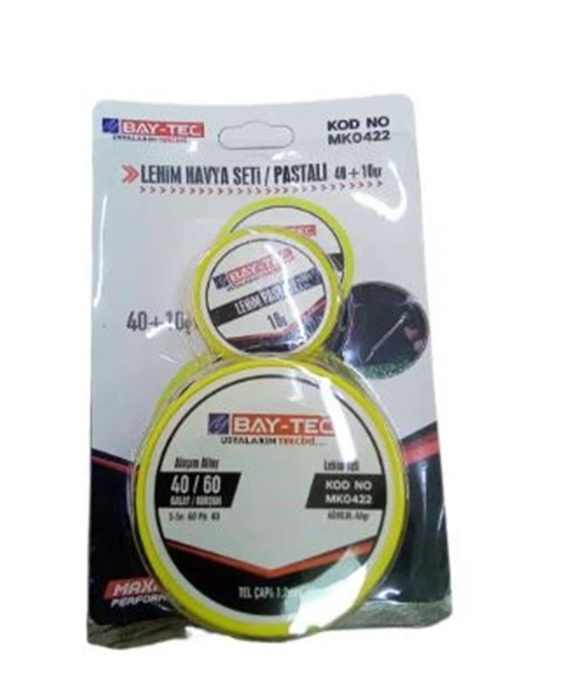 Bay-tec Lehim Havya Seti Pastalı 40+10 Gr Mk-0422
