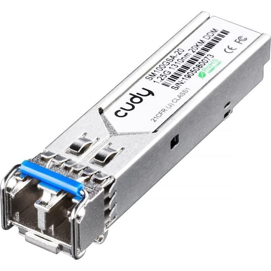 CUDY SM100GSA-20 Singlemode 1.25Gb/s Fiber SFP Modül