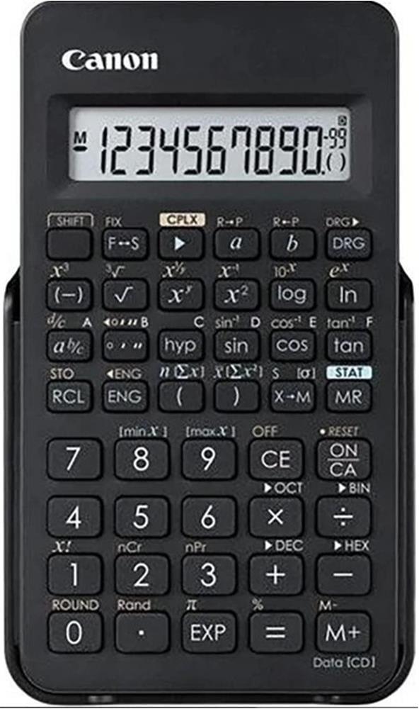 Canon F-605G Siyah 12 Hane Bilimsel Hesap Makinesi