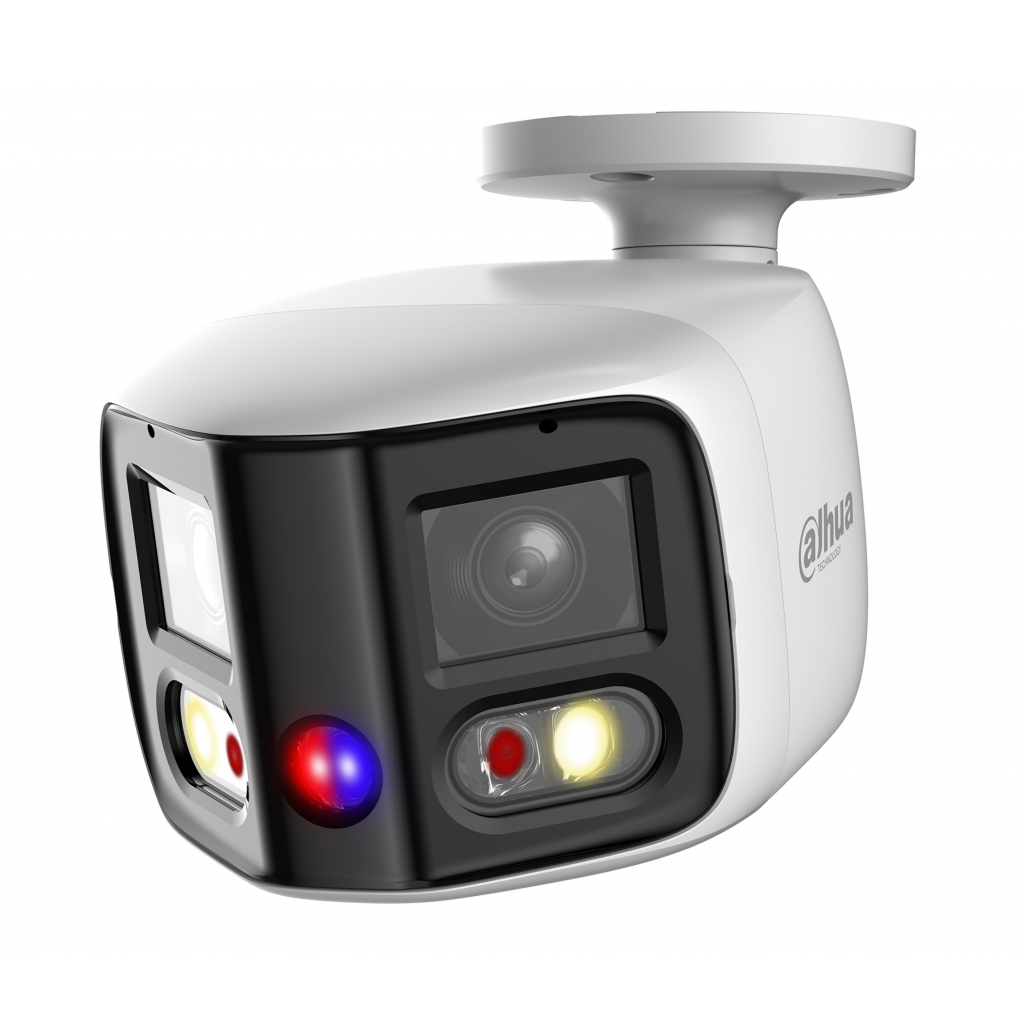 DAHUA  IPC-PFW3849S-A180-AS-PV, 2X4Mpix, 2,8mm Lens,H265+, 25Mt Gece Görüşü, IP67, Dahili Mikrofon, TiOC Duo Süper Geniş Açı Bullet Ip Kamera