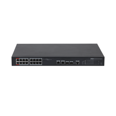 DAHUA 16port 240w FULL PoE PFS4218-16ET-240-V2 GIGABIT 2X SFP Yönetilebilir Switch