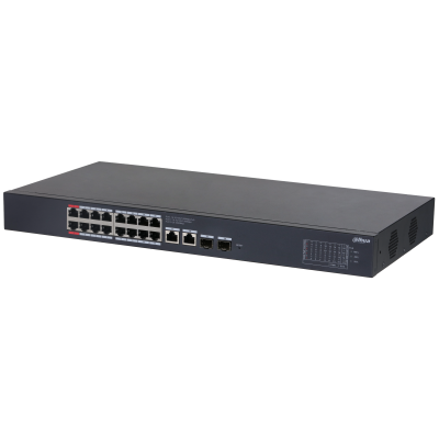 DAHUA 16port PoE 240w 2-SFP 2-Uplink Gigabit Cloud Yönetilebilir Switch CS4220-16GT-240