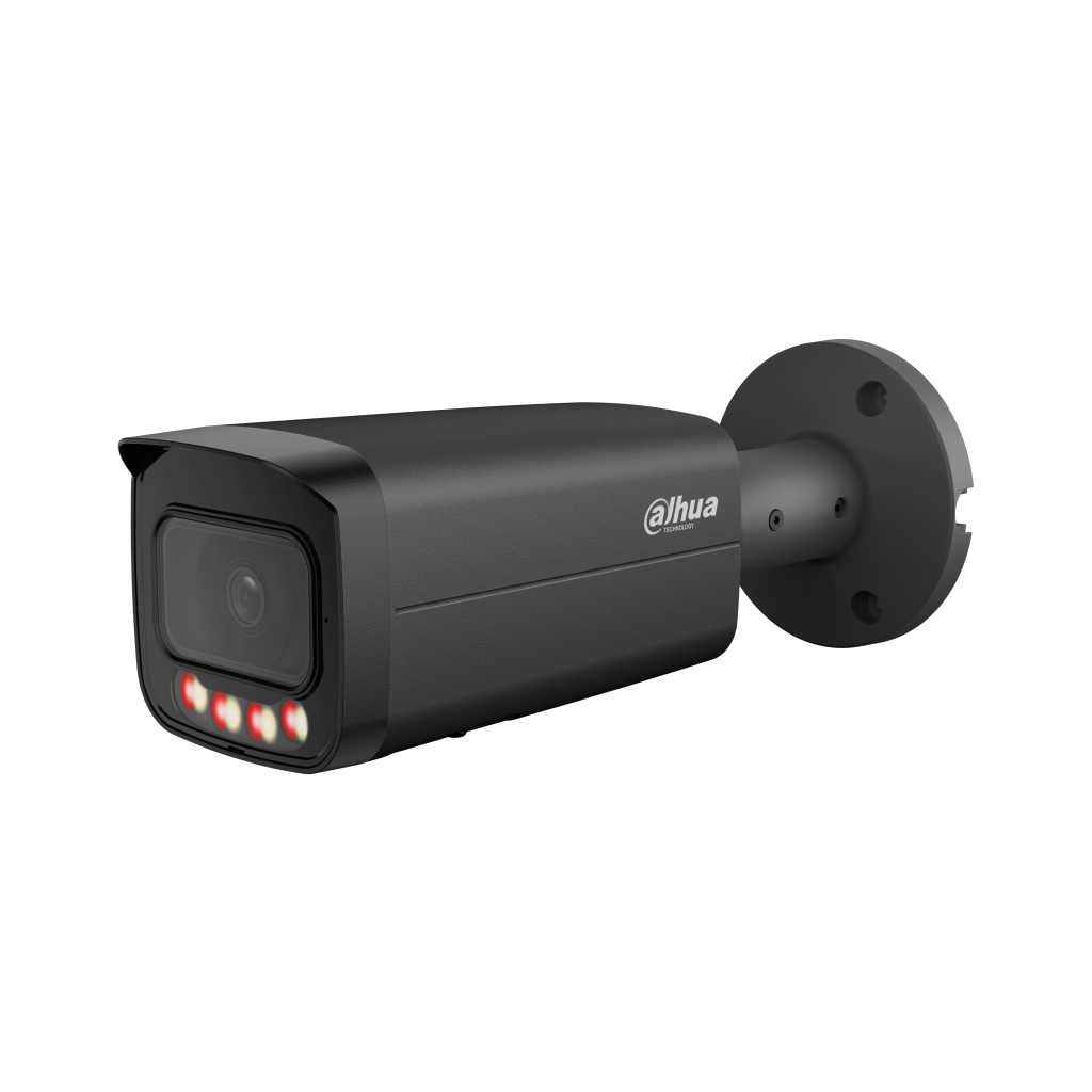 DAHUA IPC-HFW21249T-AS-IL-Black  12Mpix, 3,6mm Lens,SD Kart, Smart Dual Light, H265+, 30Mt Gece Görüşü, IP67, Dahili Mikrofon, PoE Bullet IP Kamera (Siyah)
