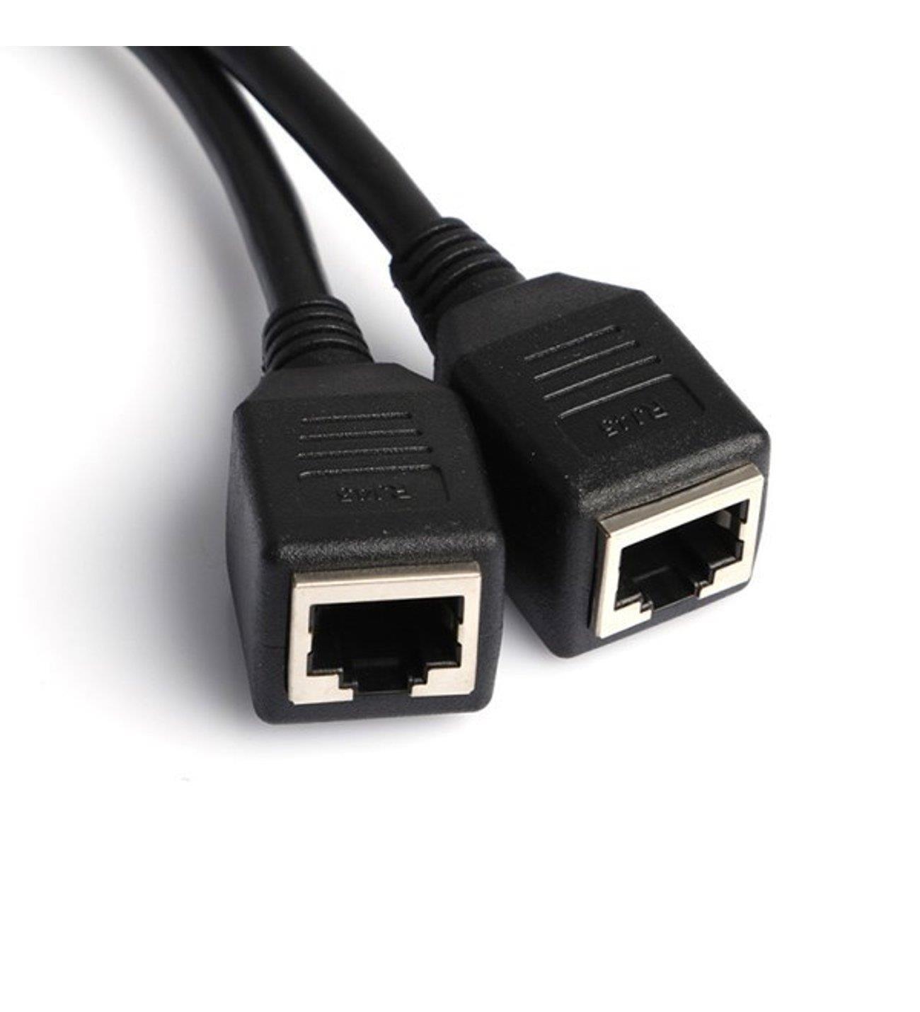 DARK DK-AC-NTBX2 RJ45 ETHERNET LAN GENİŞLETİLMİŞ SPLİTTER KABLOSU