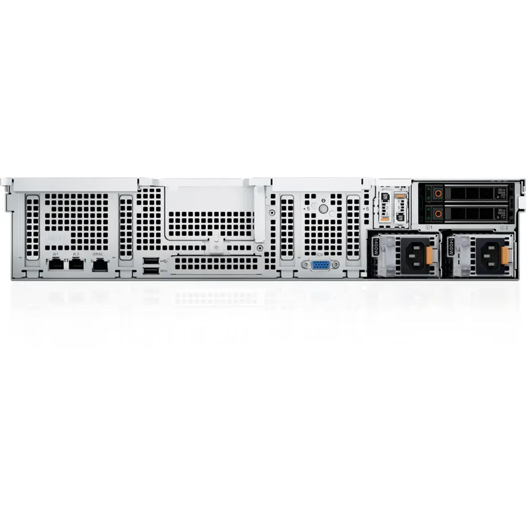 DELL R760XS PER760XSFLX12 2XGOLD 5416S-128GB (2x64GB) DDR5 RDIMM- 2X480GB SSD-2x1100w Titanium H755 574142U Rack Sunucu