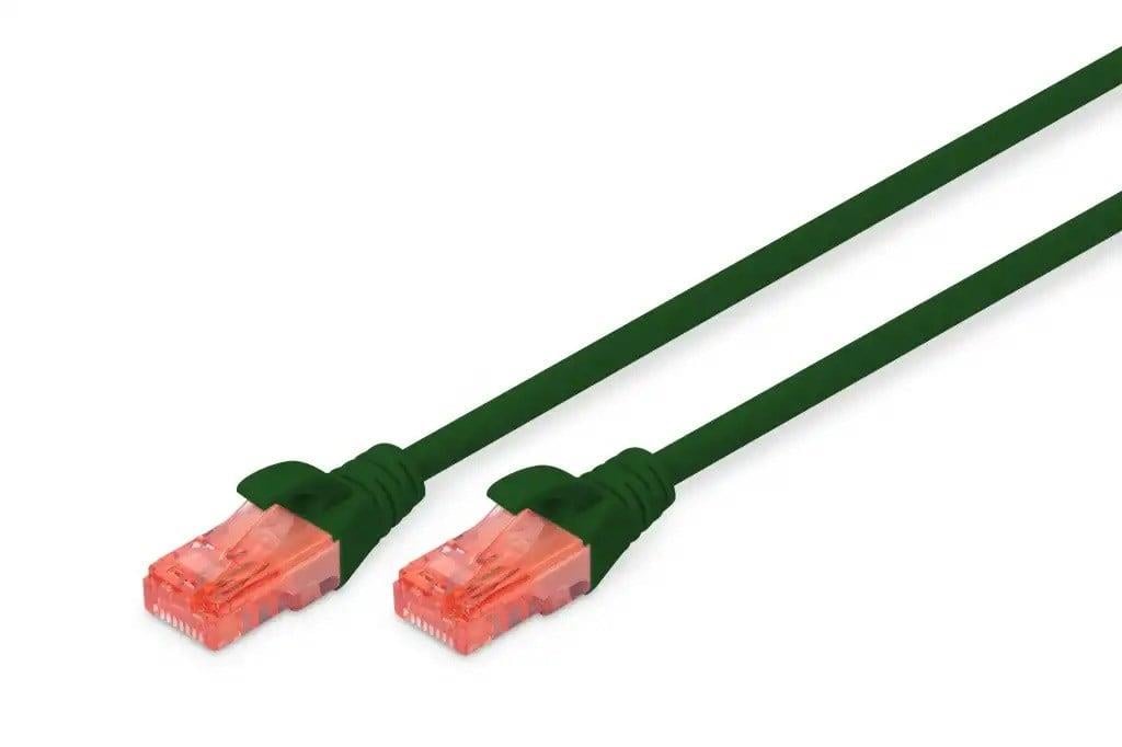 DIGITUS 0.5metre CAT6 Utp DK-1617-005/G Yeşil Patch Kablo (10'lu Paket)