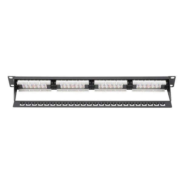 DIGITUS DN-91624U-CR 8P8C,LSA,ALTIN KONTAK 24 PORT CAT6 DOLU 1U ZIRHSIZ PATCH PANEL