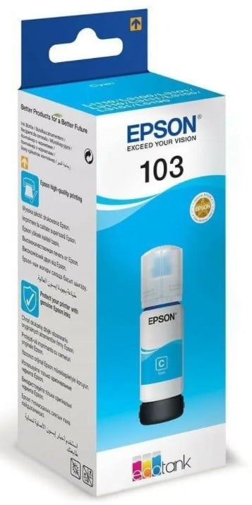 EPSON 103 EcoTank Cyan bottle (65ml)