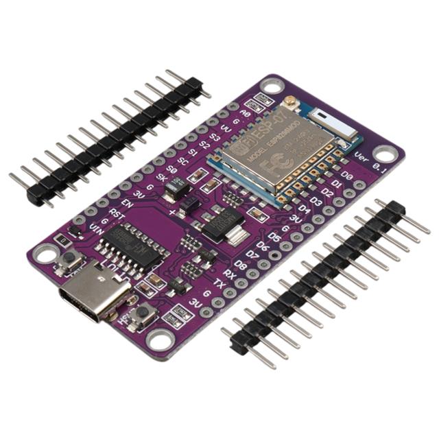 ESP-07 Modüllü NodeMCU V3 Mor Geliştirme Kartı IoT Projeleri İçin USB-C Haberleşme Modülü