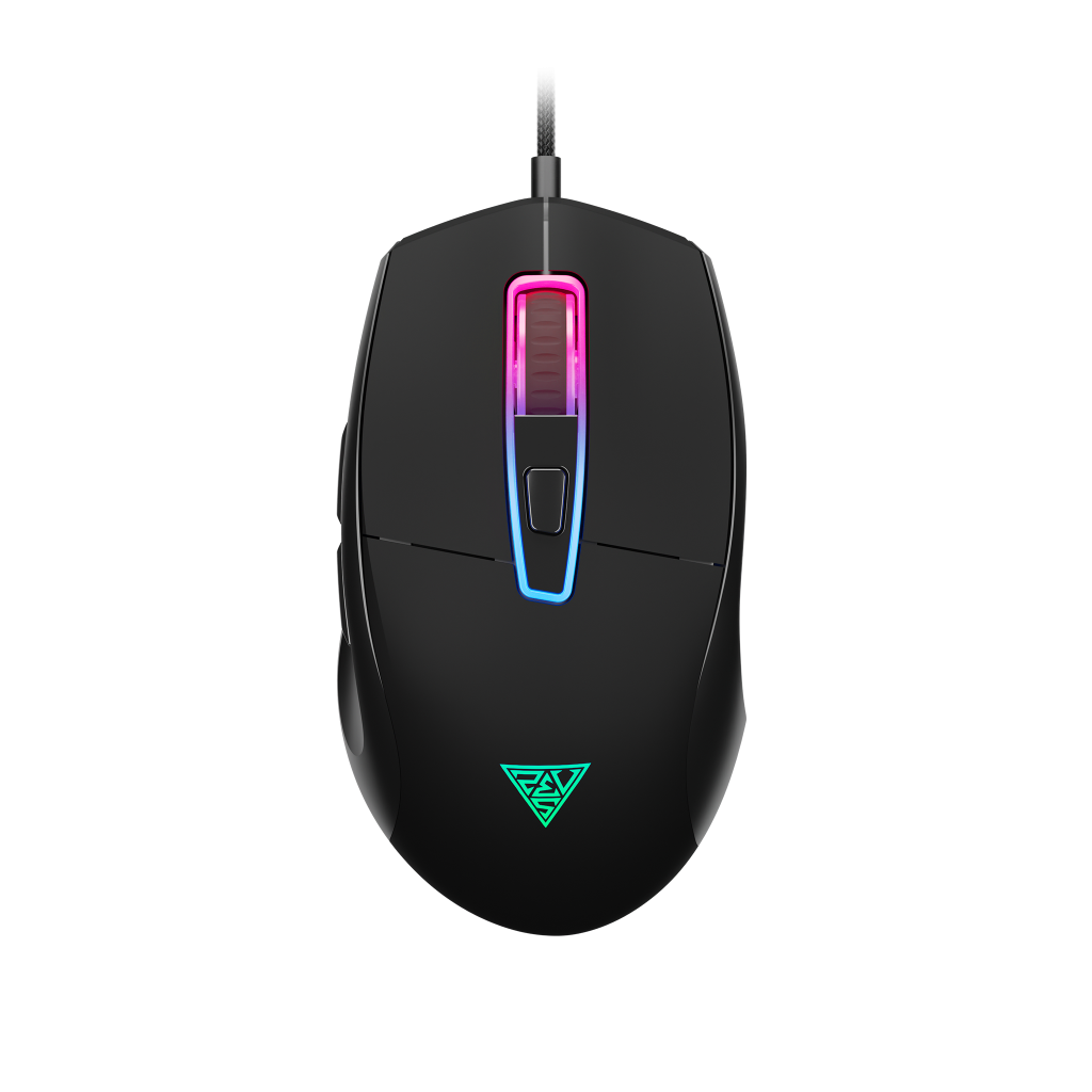 GAMDIAS ZEUS M5, RGB Aydınlatma, USB Kablolu,  7 Programlanabilir Buton, Gaming Mouse, 12.800 DPI, Siyah