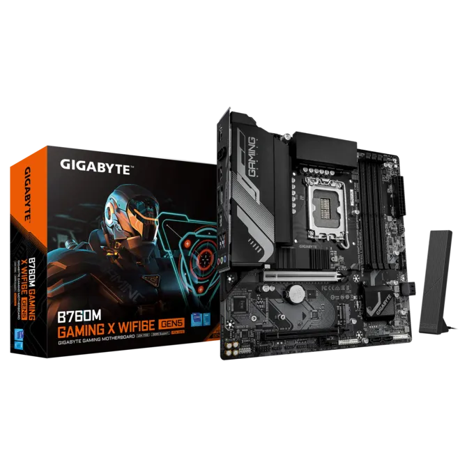 GIGABYTE B760M GAMING X WIFI6E GEN5 DDR5 HDMI-DP PCIE 4.0 1700p mATX