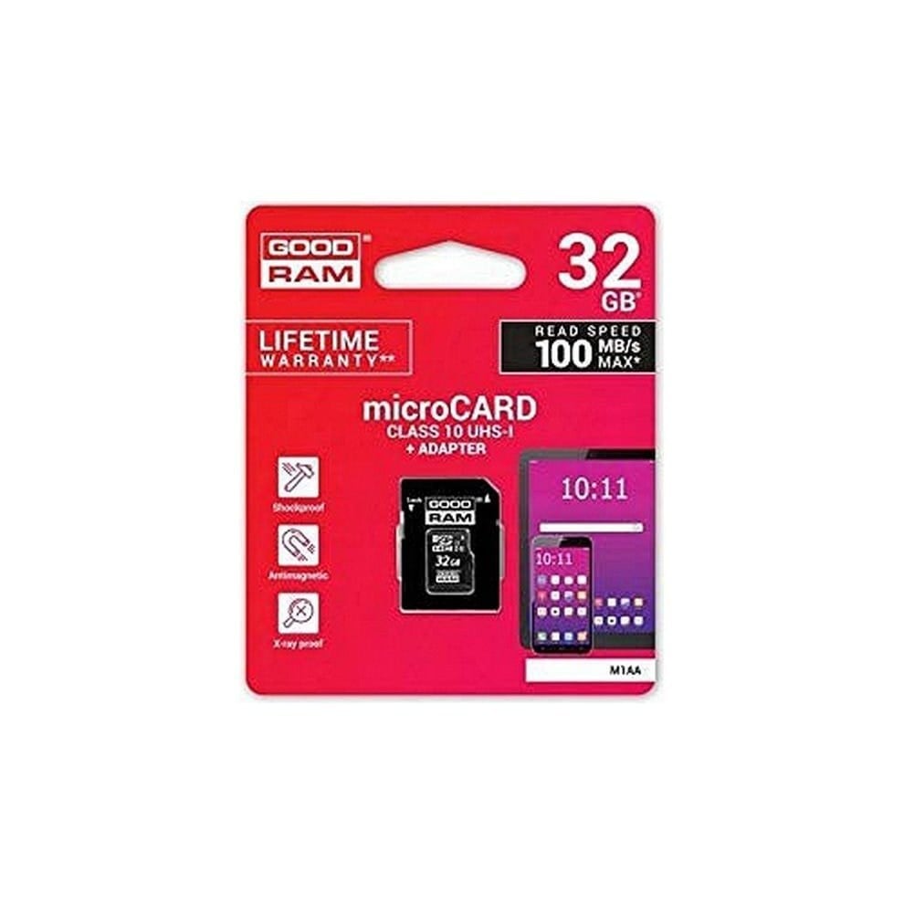 GOODRAM 32GB M1AA-0320R12 microSD Hafıza Kartı 100MB