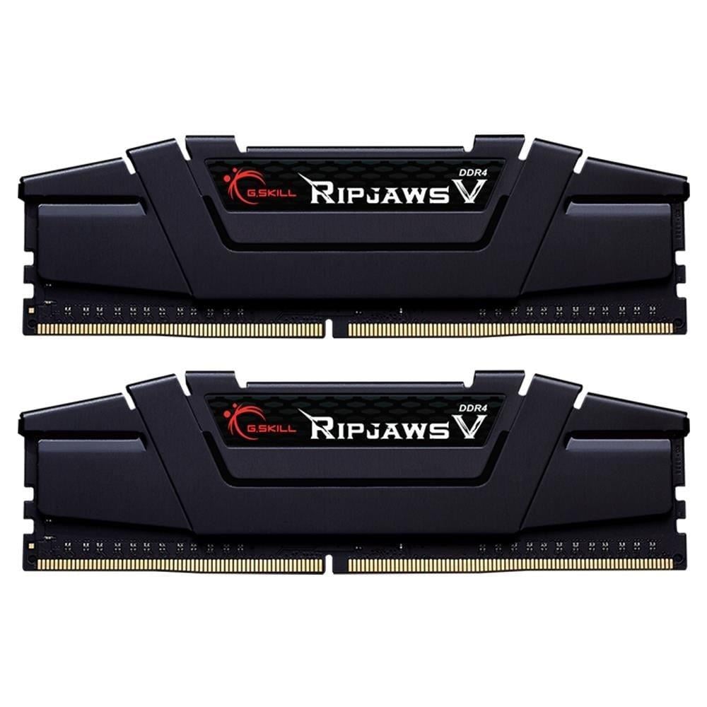 GSKILL 32GB (2X 16GB) DDR4 3600MHZ CL18 DUAL KIT PC RAM RIPJAWS V F4-3600C18D-32GVK