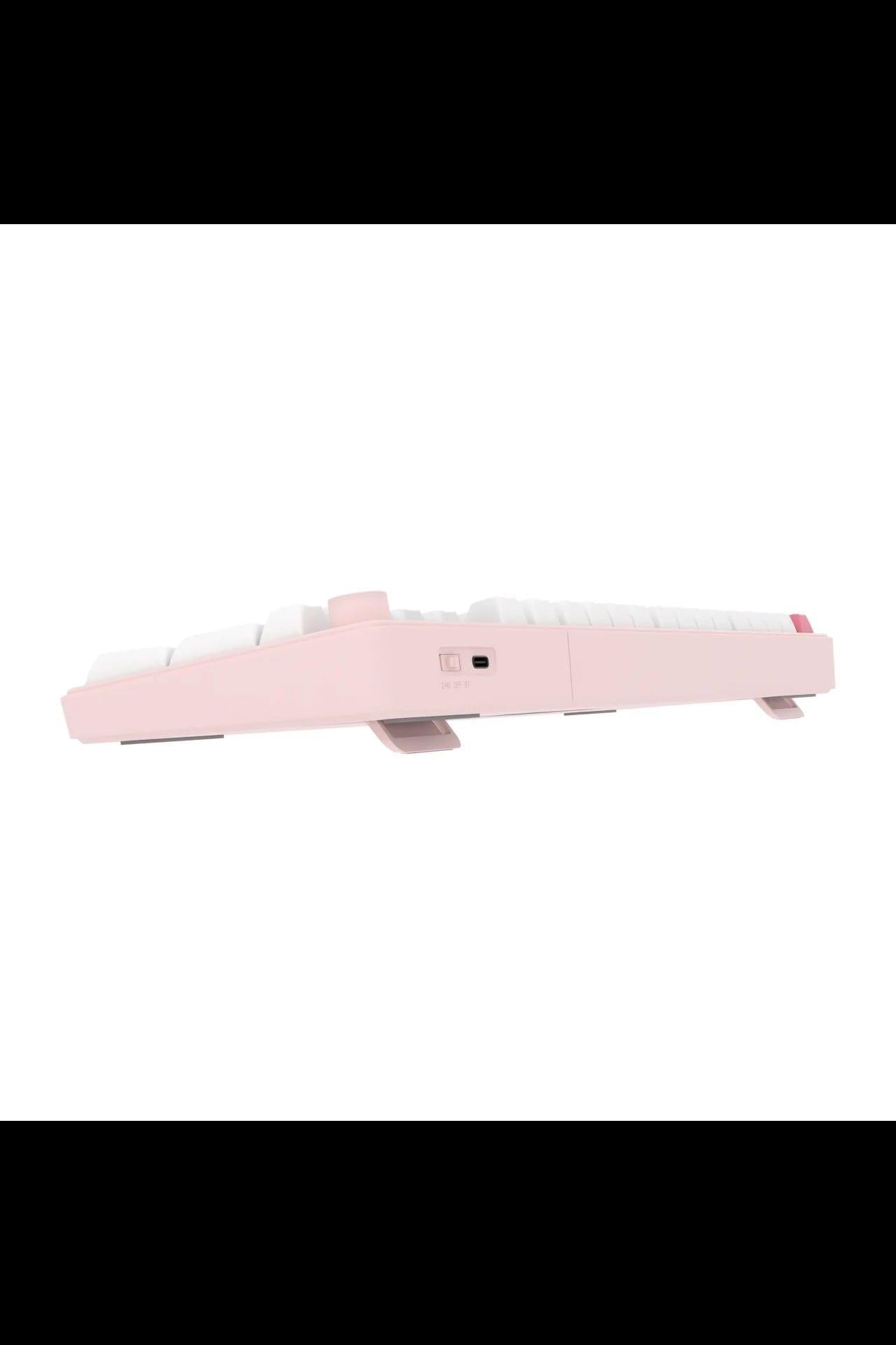 HAWK GAMING HK258WP KABLOSUZ BEYAZ PEMBE KLAVYE