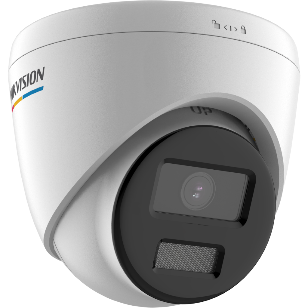 HIKVISION DS-2CD1343G2-LIUF 4Mpix, 2,8mm Lens, H265+, 30Mt Gece Görüşü, Hybrid Light, PoE, Mikrofonlu Dome IP Kamera