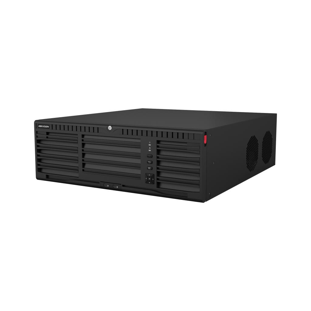 HIKVISION DS-96128NI-M16, 128Kanal, 32Mpix, H265+, 16 HDD Desteği, 4K Kayıt, 400Mbps Bant Genişliği, Metal Kasa, 2 Port GigaBit Lan, RAID 0,1,5,6,10,50,60 NVR
