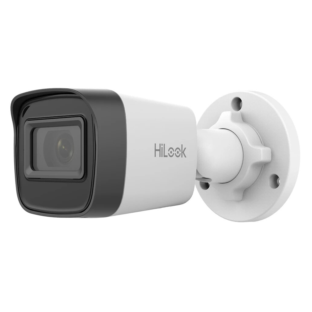 HILOOK IPC-B121H-C, 2Mpix, 2.8mm Lens, H265+, 30Mt Gece Görüşü, PoE, Bullet, IP Kamera