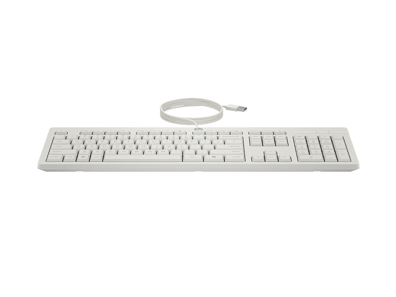 HP 225 Kablolu Q Trk Beyaz Klavye - Mouse Set (AW5S6AA)