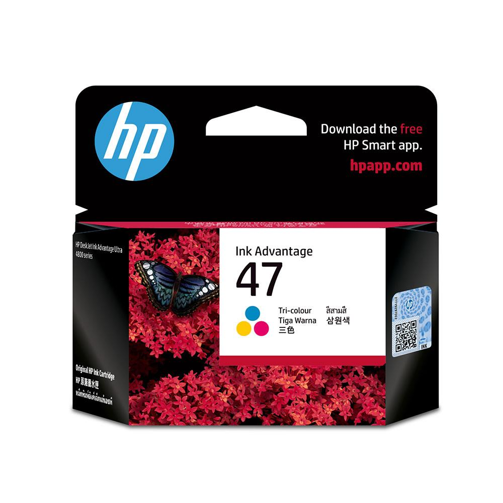 HP 6ZD61A No 47 Renkli Kartuş - Tri-Color Original Ultra Ink Advantage