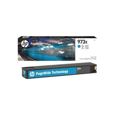 HP F6T81A No 973X Camgöbeği 85,5 ml Yüksek Kapasiteli Orijinal PageWide Kartuş 7.000 Sayfa