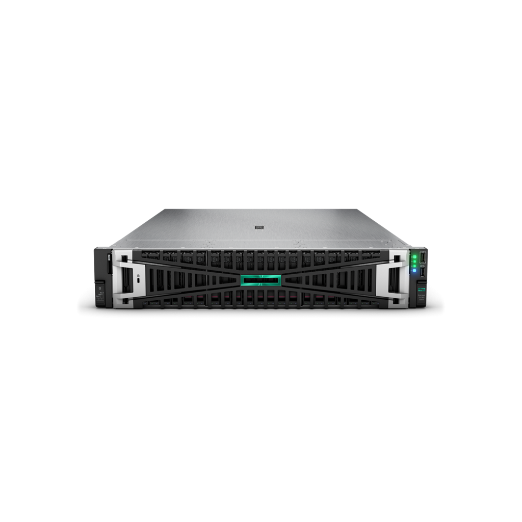 HP P71674-425, DL380, GEN11, Intel Xeon Silver 4510, 64Gb DDR5 RDIMM Ram, 2x960Gb SSD Disk, MR408i-o NC 8SFF, 2x1000W Power, 2U RACK, SERVER