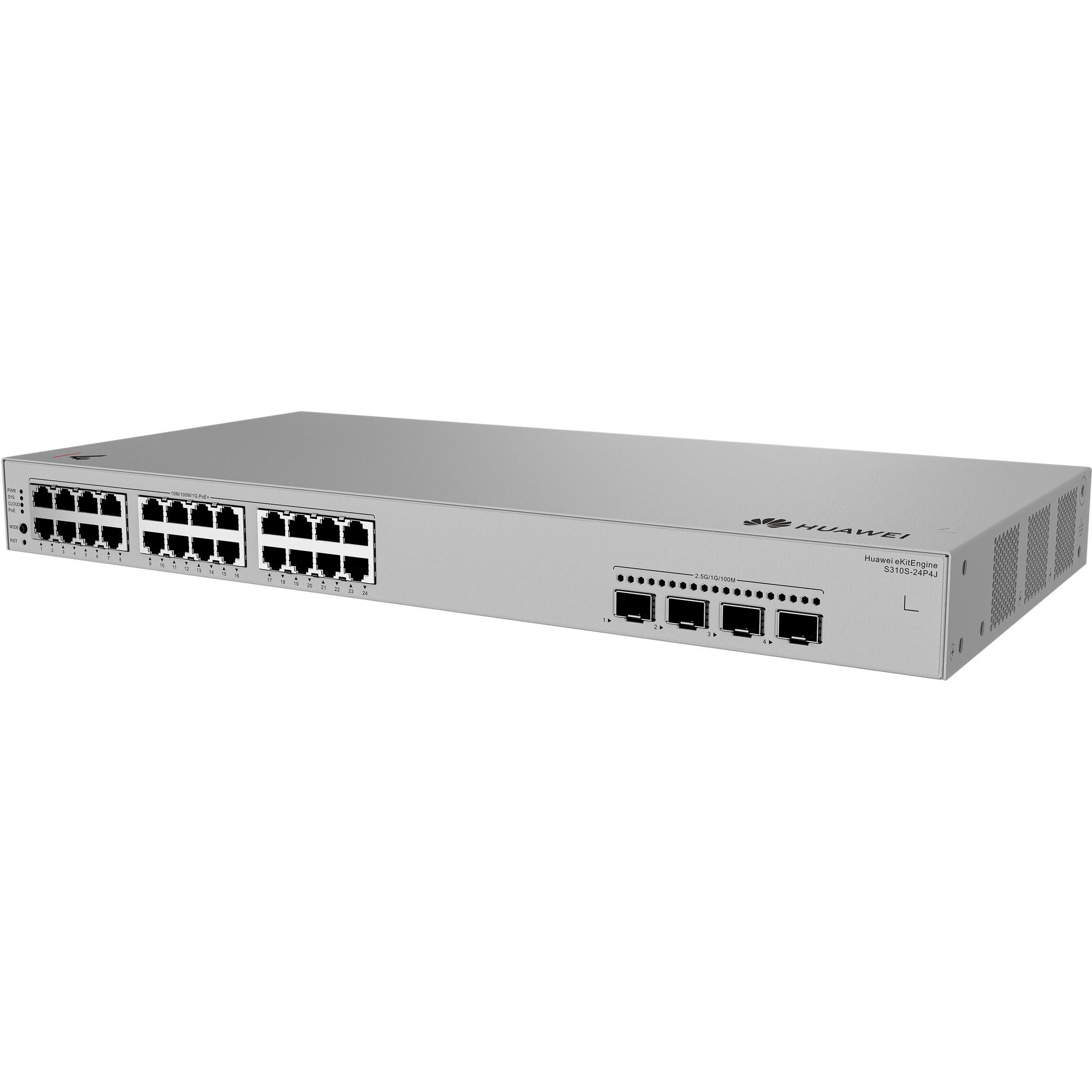HUAWEI 24port PoE 400w 2-2.5GbE SFP Gigabit Yönetilebilir Switch S310S-24P4J