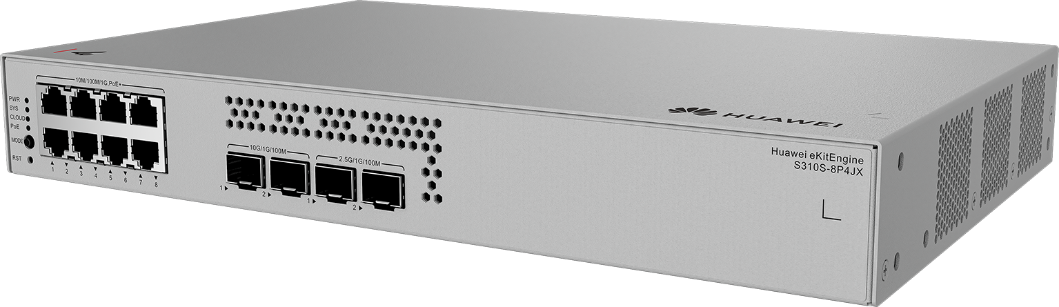 HUAWEI 8port POE+ 128w 2-SFP/2SFP 2.5GE Gigabit Yönetilebilir Switch eKIT S310S-8P4JX