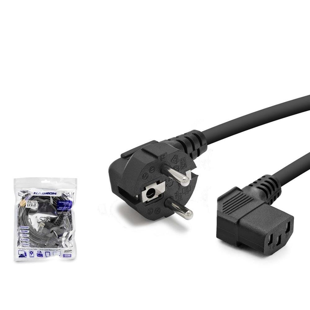Hadron Hdx5555 1.8MT Power Kablo 42Pin 1Mm 500W L Tip  Siyah