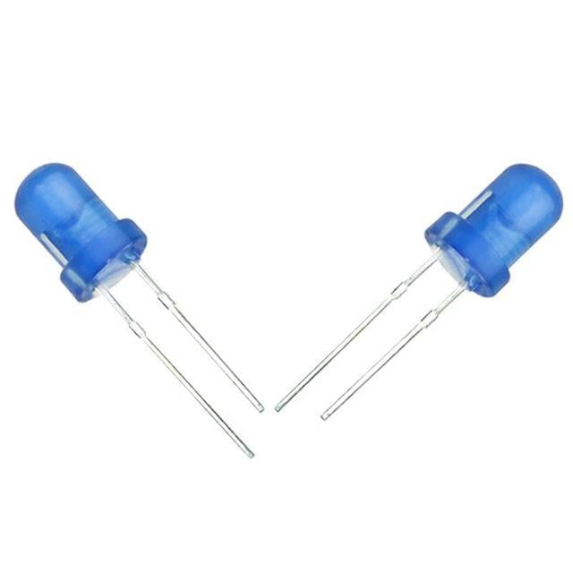 Halmet Mantar Led 5mm Mavi