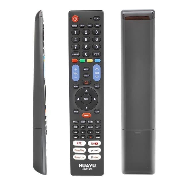 Huayu URC1569 Netflix-YouTube-Prime Video-Google Play Tuşlu 7in1 Universal Lcd Led Tv Kumandası