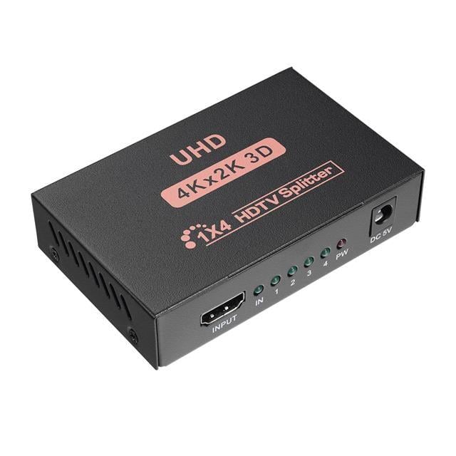 Hytech HY-LU4 4 Port 4Kx2K HDMI Splitter Dağıtıcı