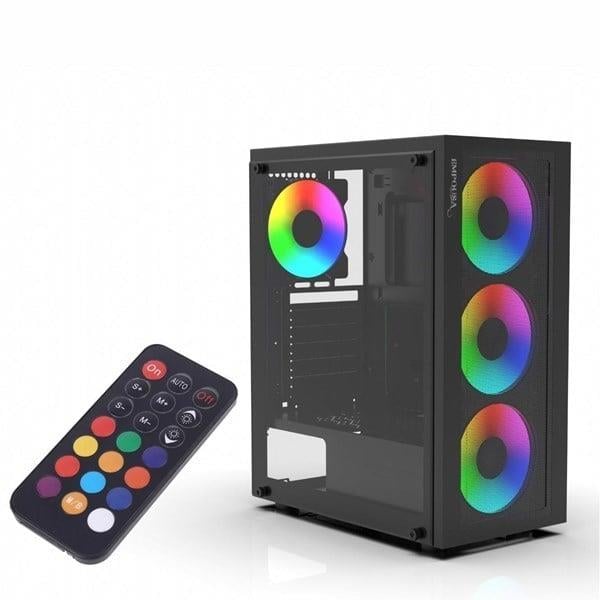 INCA 650W 80+ BRONZE EMG-15XN Gaming Mid-Tower PC Kasası ARGB Kontrolcü