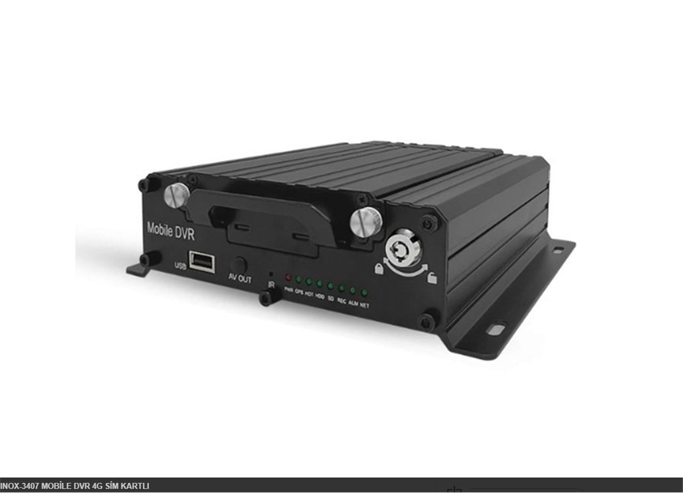 INOX-3407 MOBİLE DVR 4G SİM KARTLI