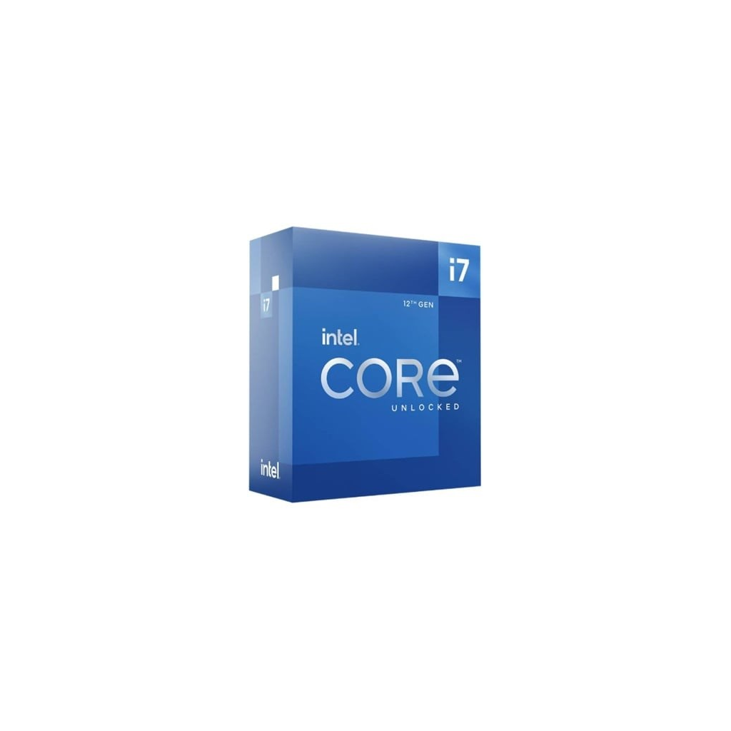 INTEL i7-12700KF 12 Core, 3.60Ghz, 25Mb, 125W, LGA1700, 12.Nesil, BOX, (Dahili Grafik YOK, Fan YOK)