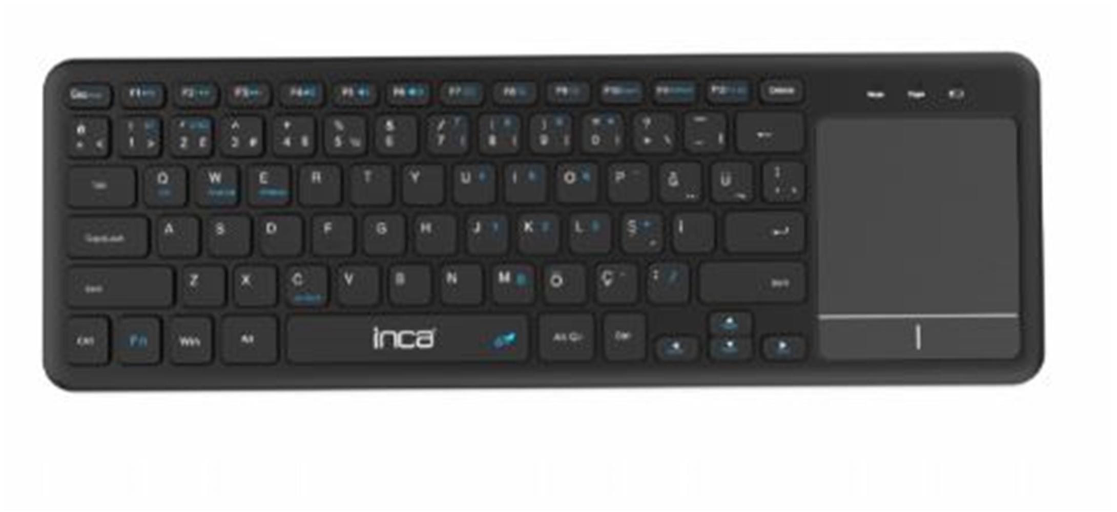 Inca IBK-568BT Dualmod Bluetooth+2.4G Touchpad Klavye