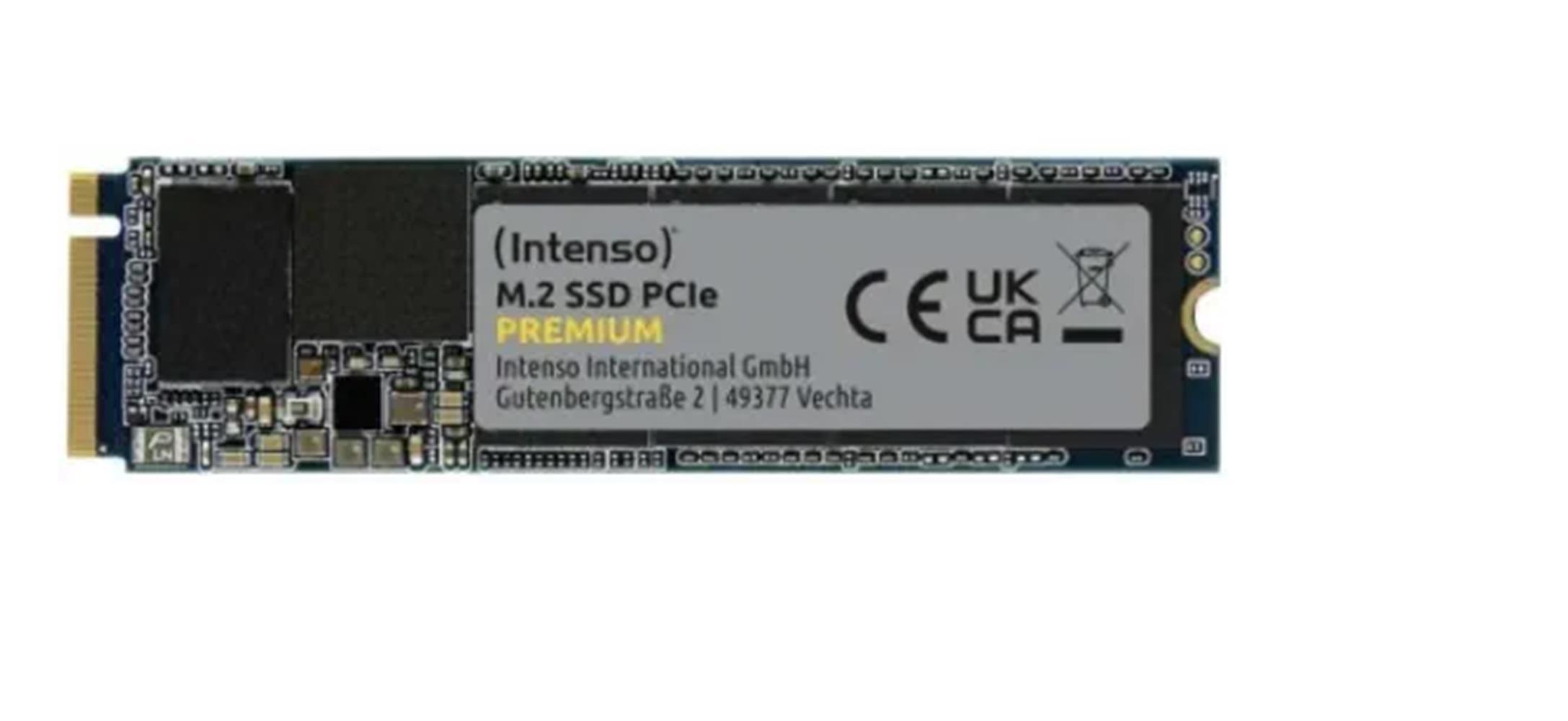 Intenso 500GB Premium Gen.3x4 NVMe 1.3 SSD 2100MB-1700MB-s Ssd Harddisk