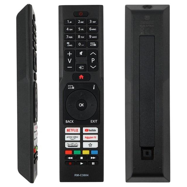 Jvc HJC123 RM-C3604 Netflix-Youtube-Prime Video Tuşlu Lcd-Led Tv Kumanda