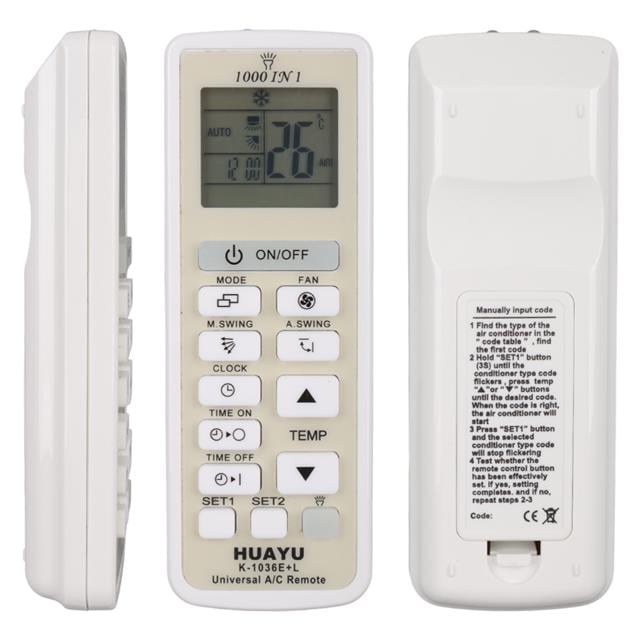 K-1036E+L Unıversal Klima Akıllı Kumandası