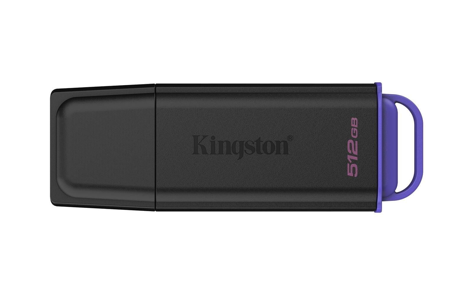 Kingston DTXG2-512GB 512GB Portable USB 3.2 Gen 1 DataTraveler Exodia Black-Purple Flash Bellek