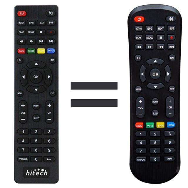 Korax Hitech Mini HD Uydu Alıcı Kumandası