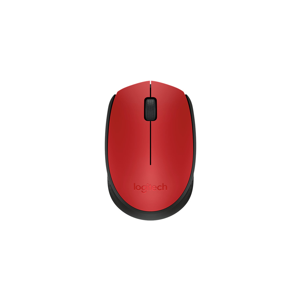 LOGITECH 910-004641, M171 Kırmızı, USB Nano 2,4G Kablosuz, 1000dpi, Optik, 3 Tuşlu, 12ay Pil Ömrü, Mouse