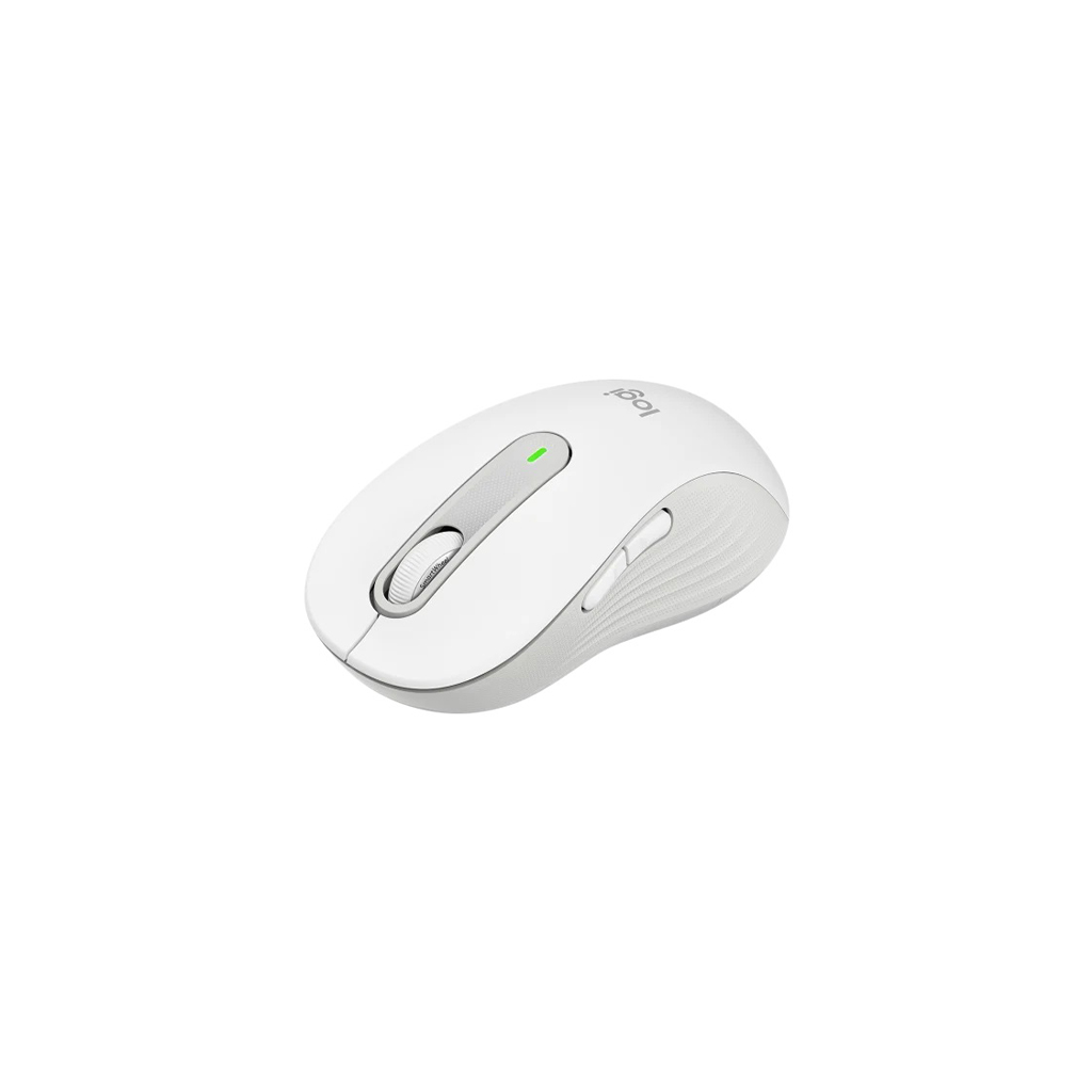 LOGITECH 910-006238, M650L Signature, Beyaz, Sağ El, USB Nano 2,4G Kablosuz,4000dpi, Optik, 5 Tuşlu, 24ay Pil Ömrü, Sessiz Mouse
