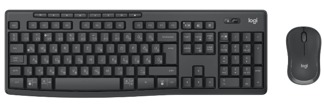 LOGITECH MK370 Kablosuz Q Trk Siyah Kurumsal Klavye - Mouse Set 920-012074