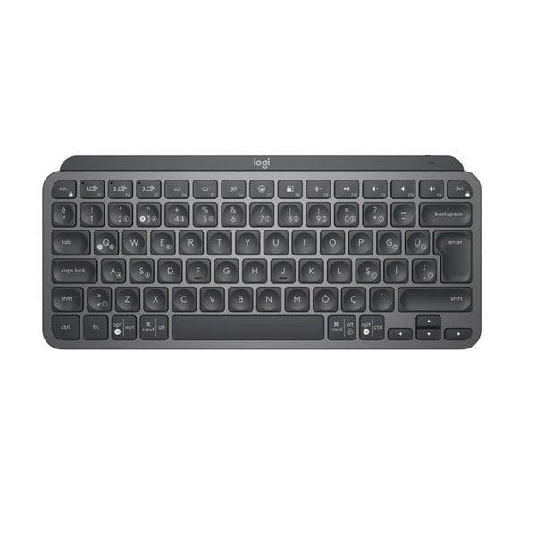 LOGITECH MX Keys Kablosuz Q Trk Aydınlatmalı Mini Siyah Standart Klavye 920-010504