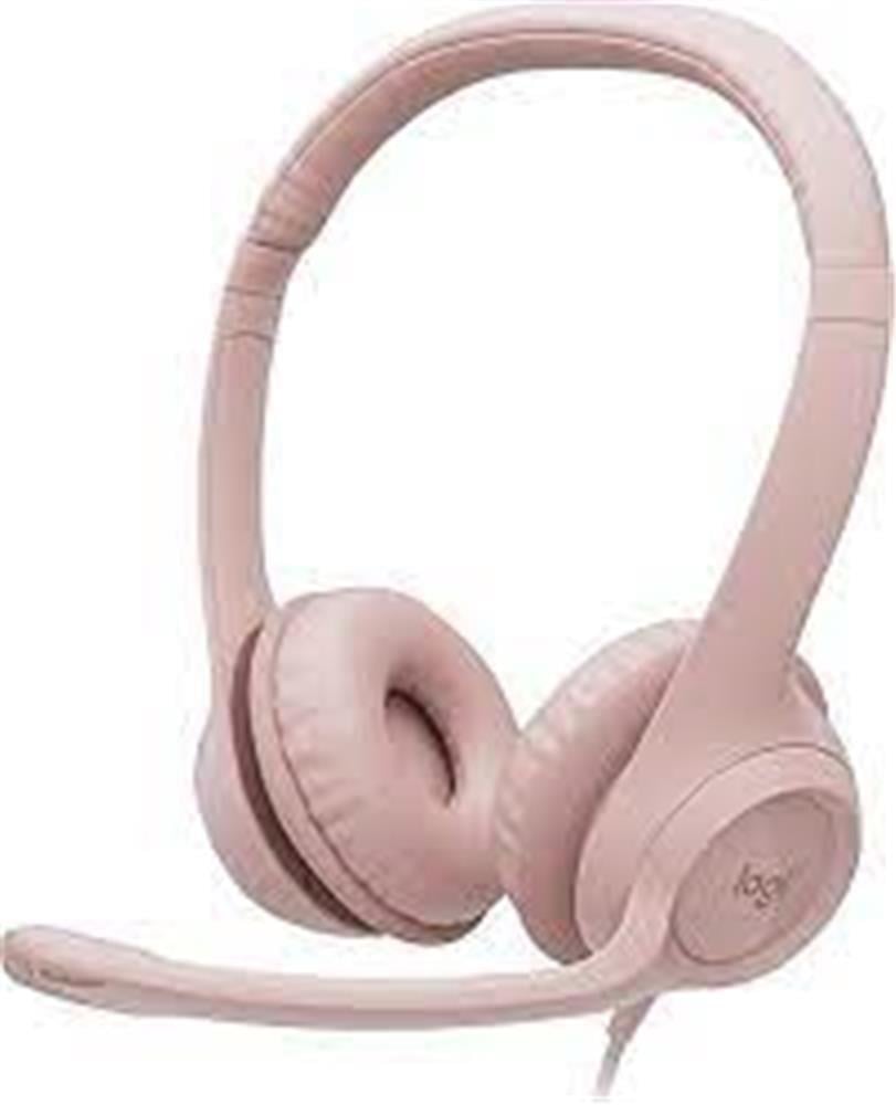 Logitech 981-001281 H390 Pudra Pembe Usb Mikrofonlu Kulaklık