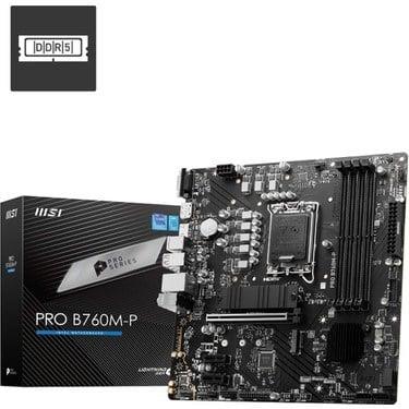 MSI PRO B760M-P DDR5 HDMI DP PCIe 16X v4.0 1700p mATX