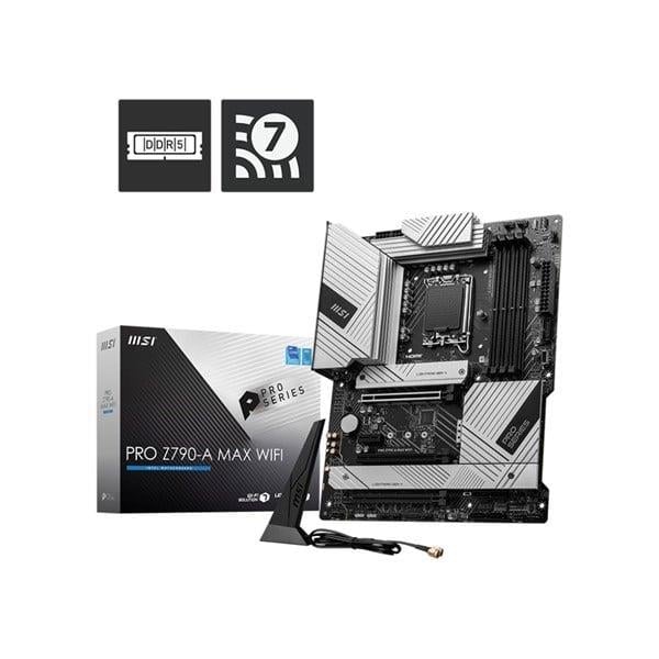 MSI PRO Z790-A MAX WIFI-6E DDR5 HDMI DP PCIE 4.0 1700p ATX