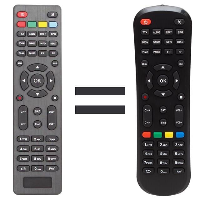 Magbox Forte - Pluton - Rowell RVL-9500 - Microstar HD Uydu Kumanda